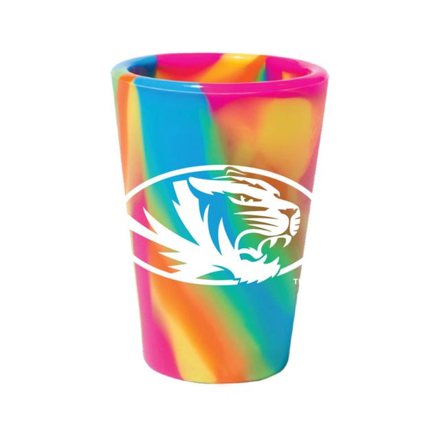 Vaso de chupito de silicona de 1,5 oz HIPPIE HOP de los Missouri Tigers