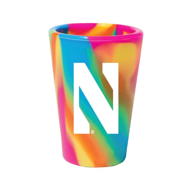 Vaso de chupito de silicona de 1,5 oz HIPPIE HOP de Northwestern Wildcats