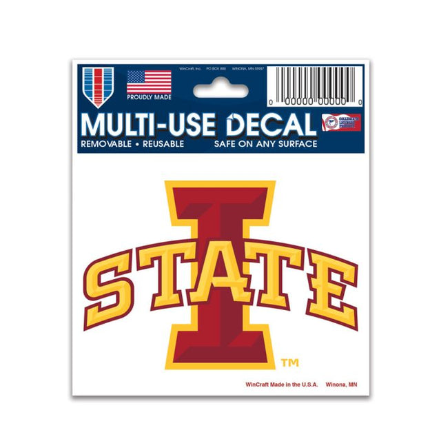 Iowa State Cyclones Multi-Use Decal 3" x 4"