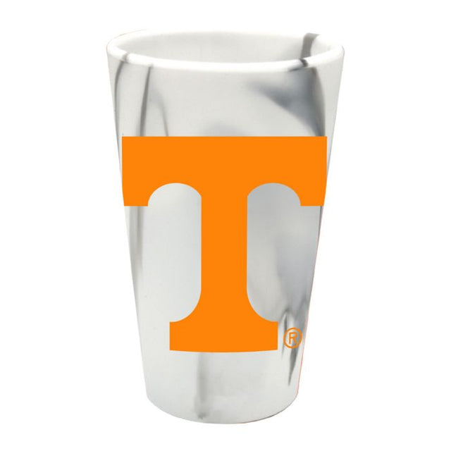 Tennessee Volunteers MOUNTAIN MARBLE 16 oz Silicone Pint Glass
