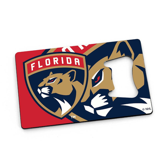 Imán para abrir botellas con forma de tarjeta de crédito de los Carolina Panthers Nhl-Bk-1179-26