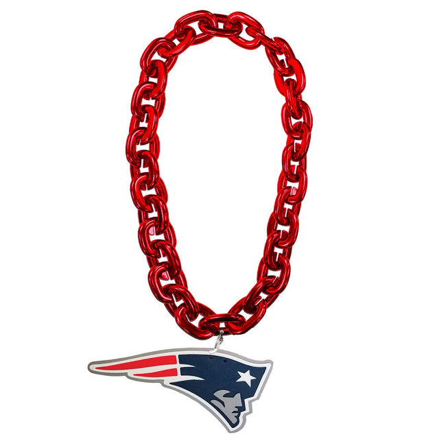 Cadena para fanáticos de los New England Patriots (RED) -FF-590-10-RD