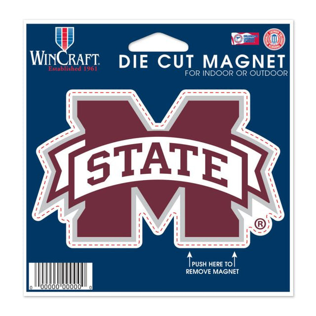 Mississippi State Bulldogs Die Cut Magnet 4.5" x 6"