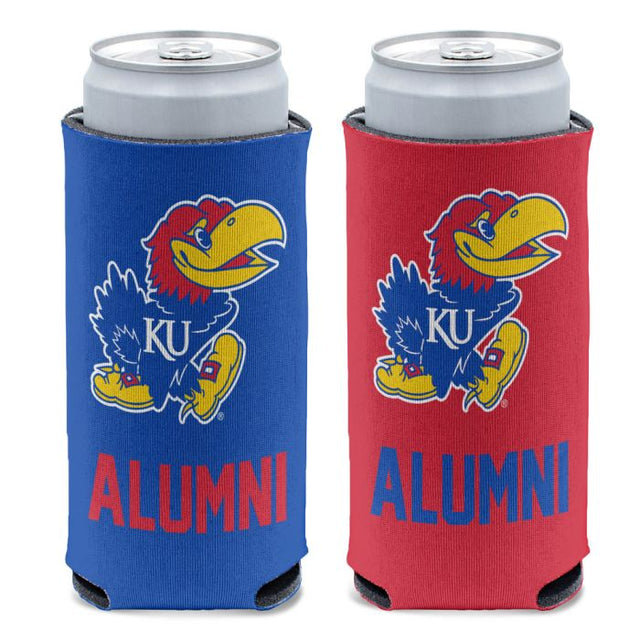Kansas Jayhawks ALUMNI 12 oz Slim Can Cooler