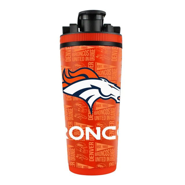 Coctelera de acero inoxidable de 26 oz de los Denver Broncos