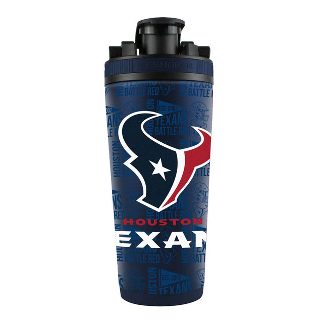 Coctelera de acero inoxidable de 26 oz de los Houston Texans