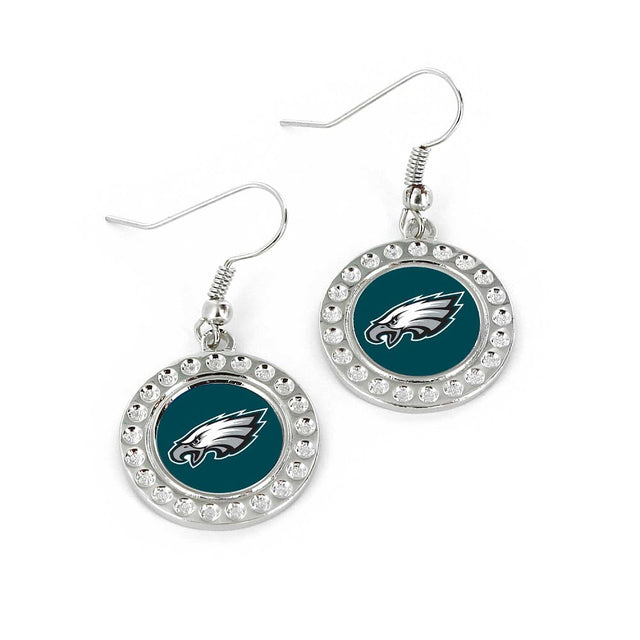Philadelphia Eagles Dimple Earrings (FJ-1080) -ER-959-24