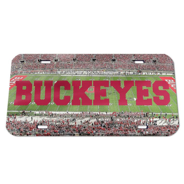 Ohio State Buckeyes Specialty Acrylic License Plate