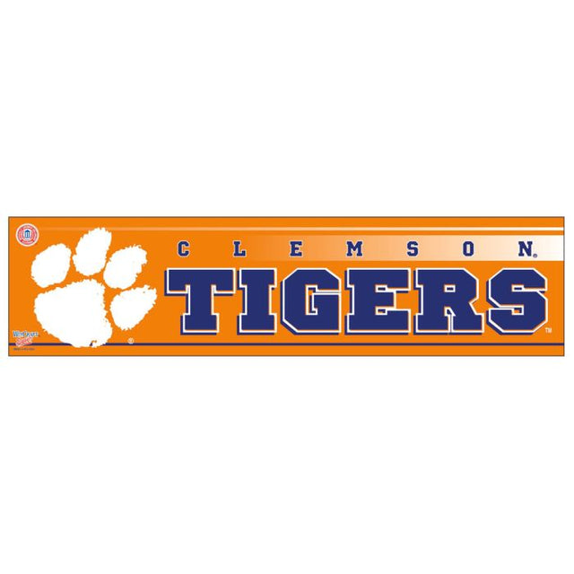 Clemson Tigers Bumper Strip 3" x 12"
