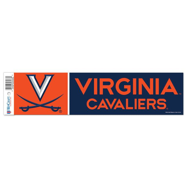 Virginia Cavaliers Bumper Strip 3" x 12"