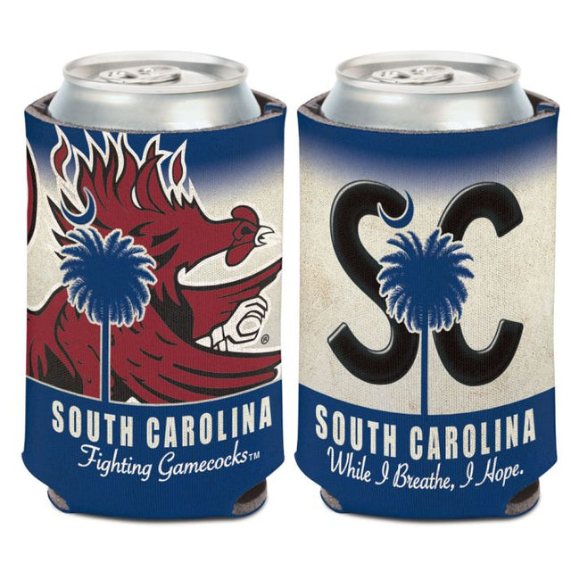 Enfriador de lata con placa de matrícula de South Carolina Gamecocks, 12 oz.