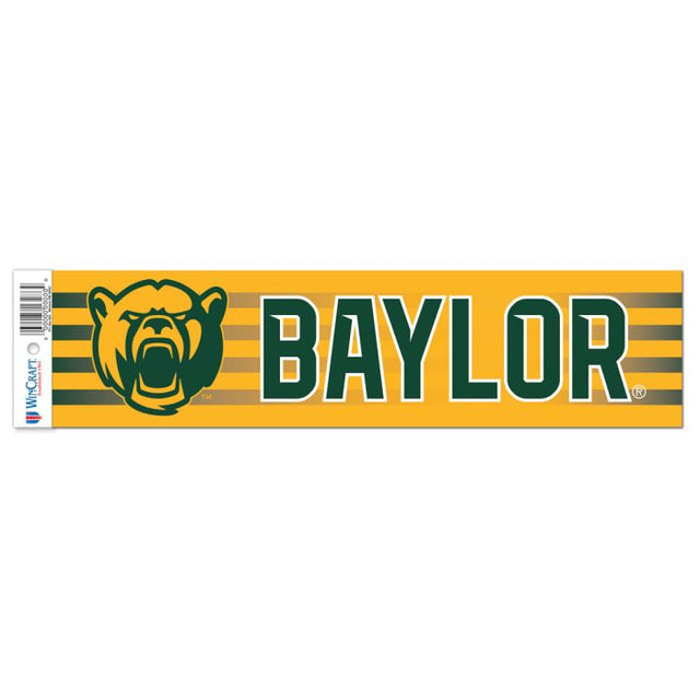 Baylor Bears Bumper Strip 3" x 12"