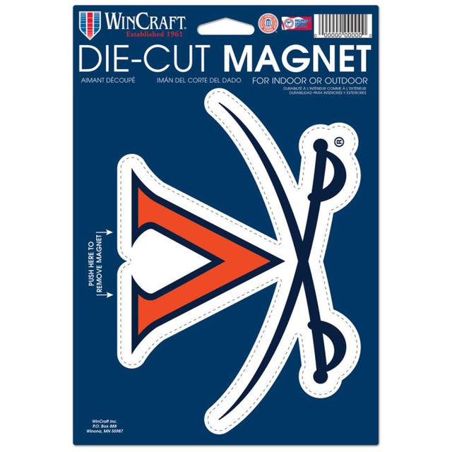 Virginia Cavaliers Die Cut Logo Magnet 6.25" x 9"