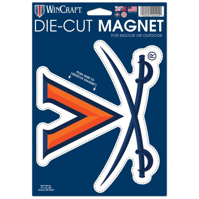 Virginia Cavaliers Die Cut Logo Magnet 6.25" x 9"