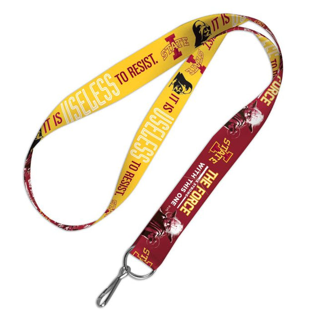 Iowa State Cyclones / Star Wars YODA & DARTH VADER Lanyard 1"