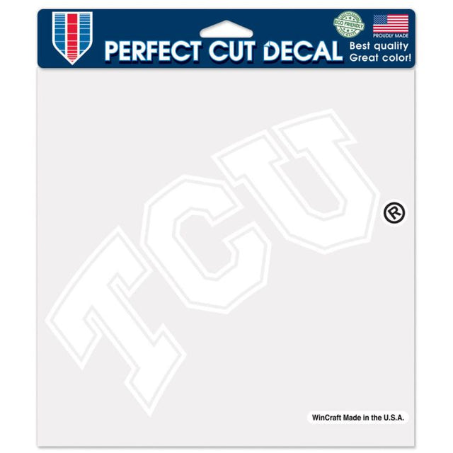 TCU Horned Frogs Perfect Cut Decals 8" x 8"