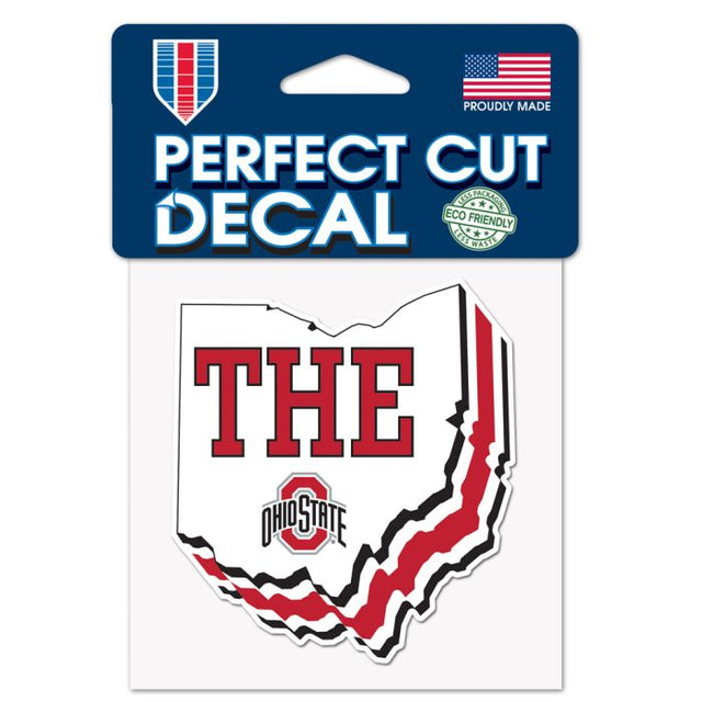 Ohio State Buckeyes Perfect Cut Color Decal 4" x 4"