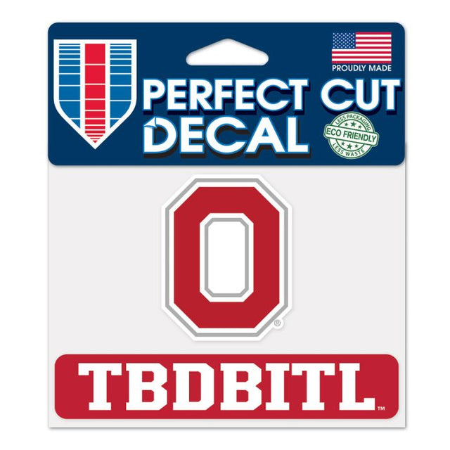 Ohio State Buckeyes Perfect Cut Color Decal 4.5" x 5.75"