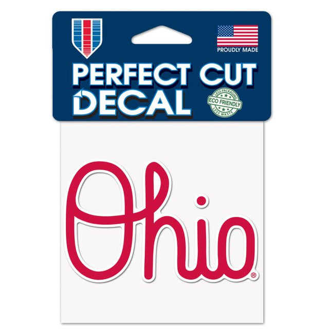 Ohio State Buckeyes Perfect Cut Color Decal 4" x 4"