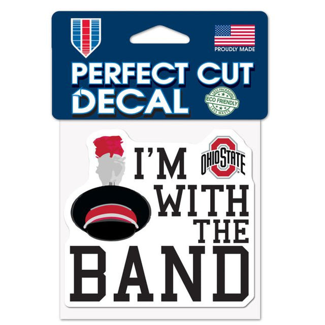 Ohio State Buckeyes Perfect Cut Color Decal 4" x 4"