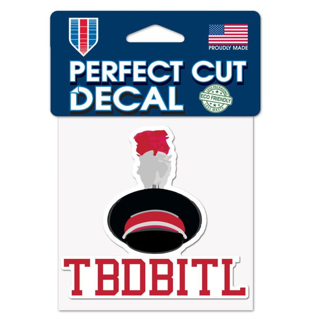 Ohio State Buckeyes Perfect Cut Color Decal 4" x 4"