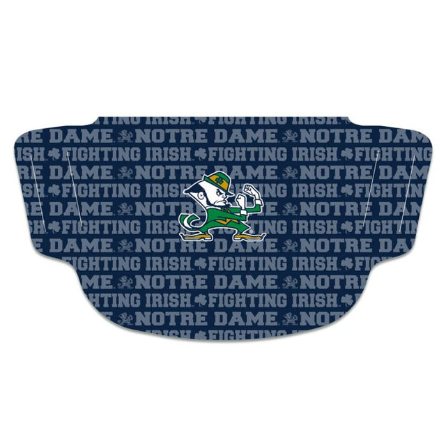 Notre Dame Fighting Irish HORIZONTAL REPEAT 2 Fan Mask Face Covers