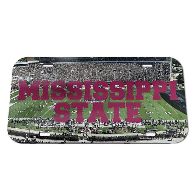 Mississippi State Bulldogs Specialty Acrylic License Plate