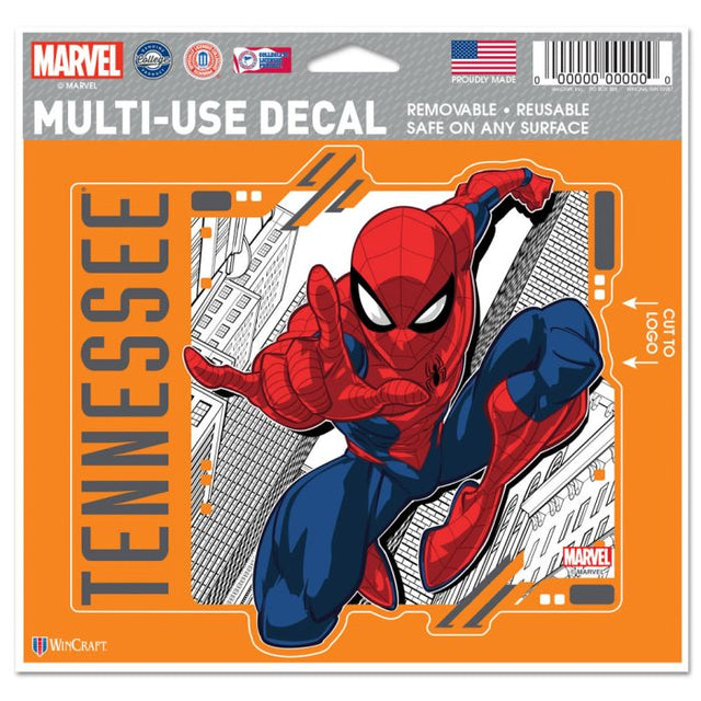 Tennessee Volunteers / Marvel (c) 2021 MARVEL Multi-Use Decal - cut to logo 5" x 6"