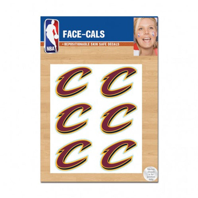 Cleveland Cavaliers Tattoo Face Cals