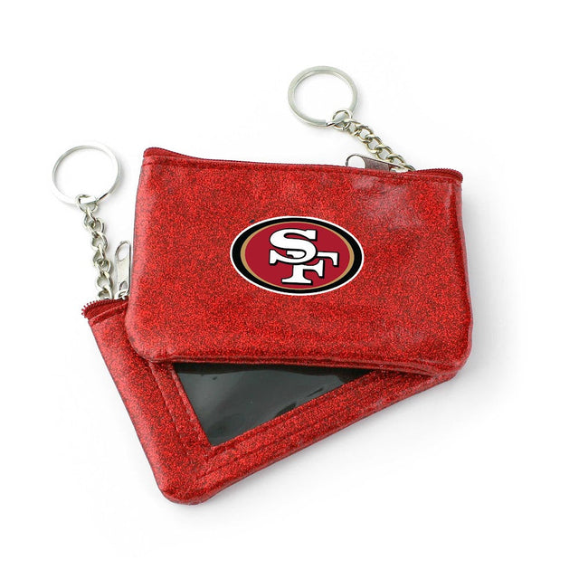 San Francisco 49ers (SILVER) Sparkle Coin Purse (OC) -WA-991-26