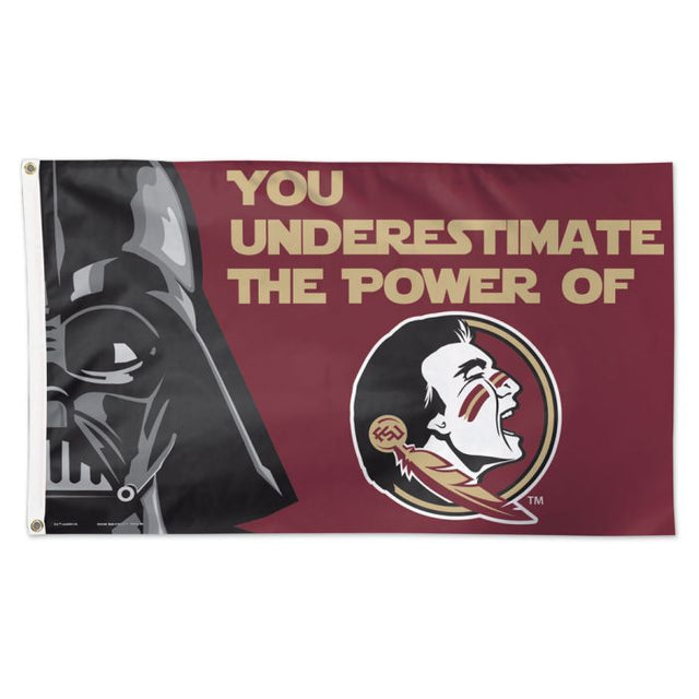 Bandera de Star Wars de Darth Vader de los Seminoles de Florida State (de lujo, 3 x 5 pies)