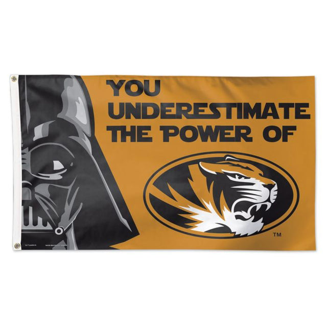 Bandera de los Tigres de Missouri / Darth Vader de Star Wars - Deluxe 3' X 5'