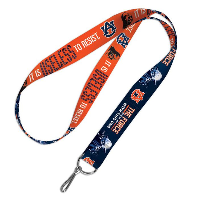 Auburn Tigers / Star Wars Darth Vader & Yoda Lanyard 1"