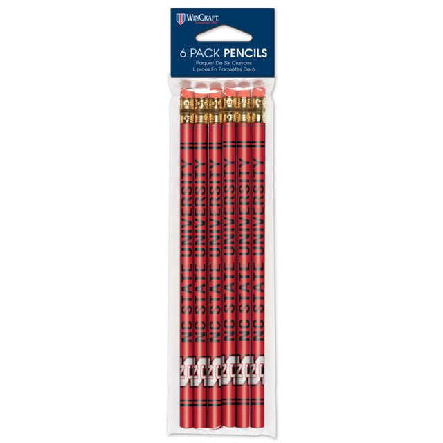 NC State Wolfpack Pencil 6-pack