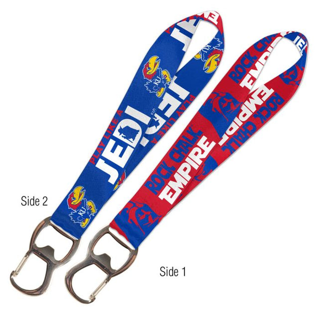 Abridor de botellas con llavero de Darth Vader y Yoda de Star Wars de Kansas Jayhawks