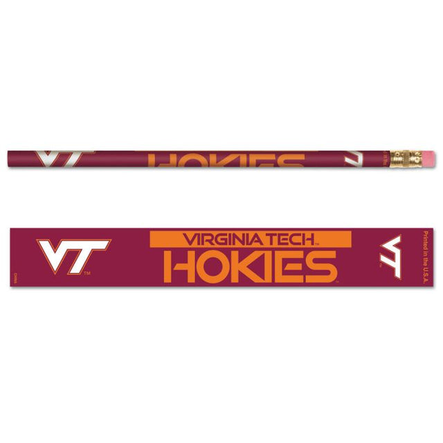 Virginia Tech Hokies Pencil 6-pack