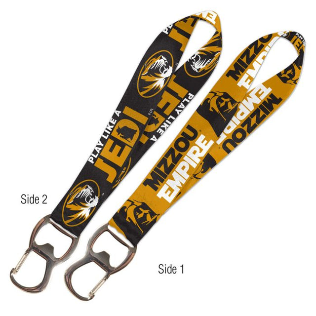 Abridor de botellas con llavero de Darth Vader y Yoda de Star Wars de Missouri Tigers