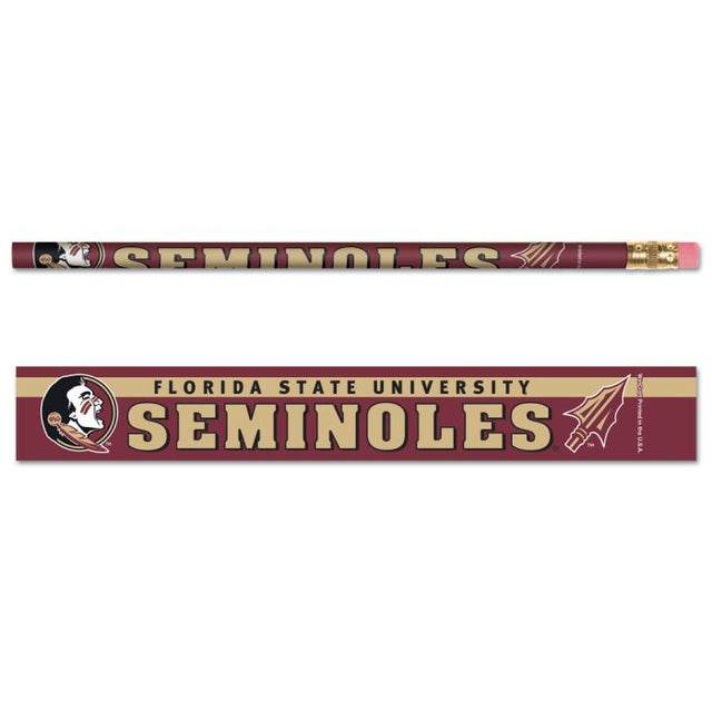 Paquete de 6 lápices de los Florida State Seminoles