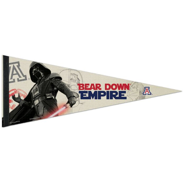 Banderín premium de Arizona Wildcats / Star Wars Darth Vader de 12" x 30"