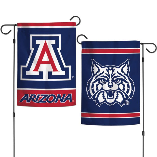 Banderas de jardín de Arizona Wildcats, de 2 lados, 12,5" x 18"