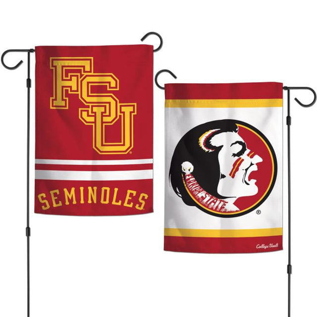 Banderas de jardín de los Florida State Seminoles/College Vault, de 2 lados, 12,5" x 18"
