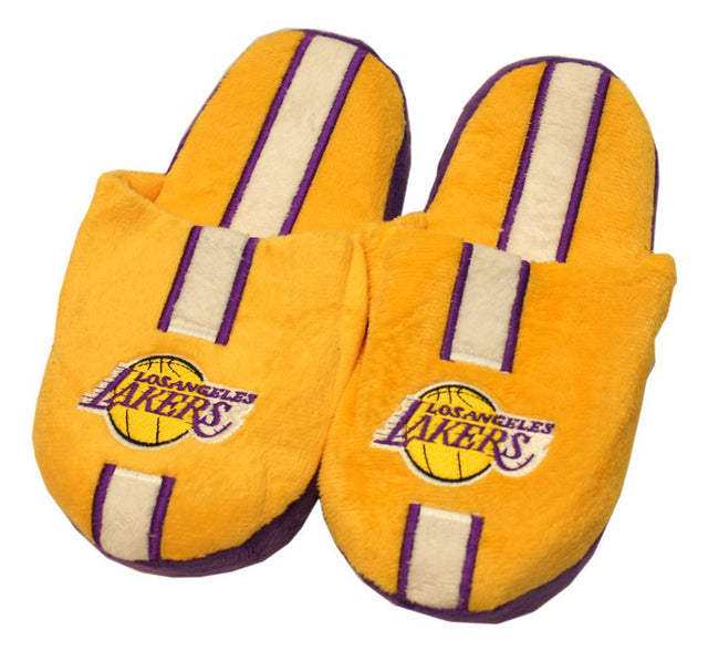 Zapatillas de deporte de Los Angeles Lakers, para jóvenes, talla 8 a 16, rayas, talla 7 a 8 (1 par), XL