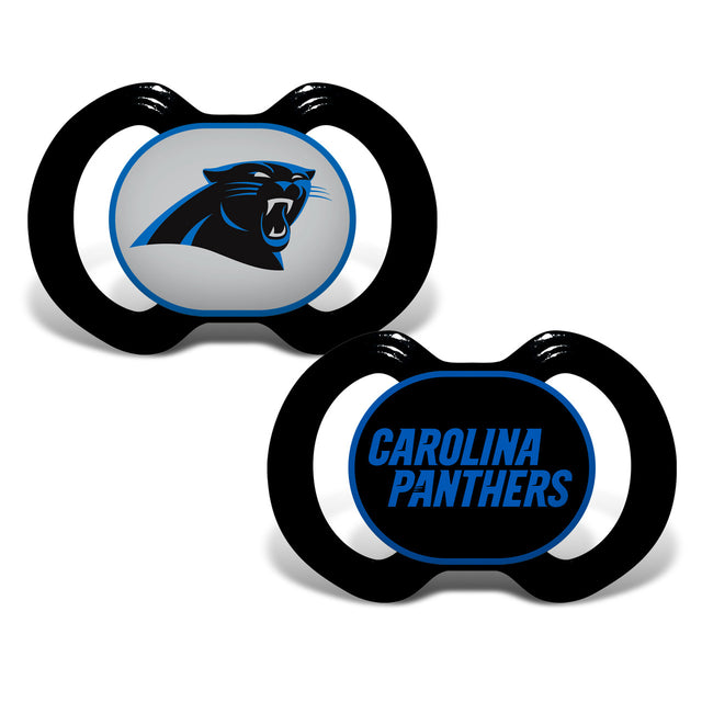 Paquete de 2 chupetes de Carolina Panthers