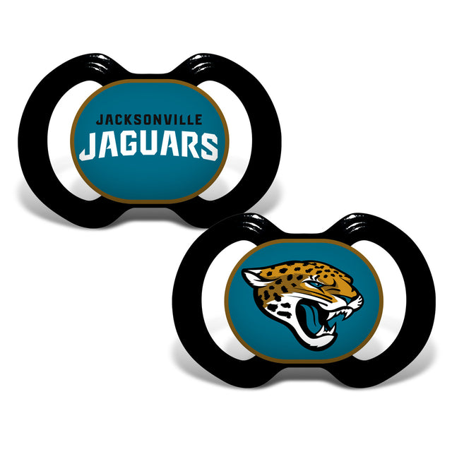 Paquete de 2 chupetes de los Jacksonville Jaguars