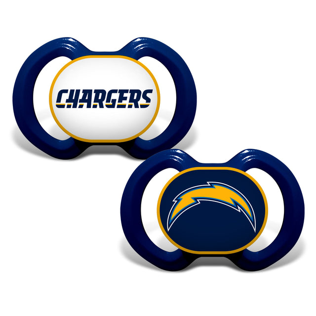 Paquete de 2 chupetes de Los Angeles Chargers