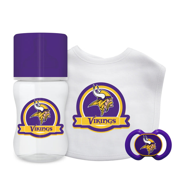 Set de regalo para bebé de 3 piezas de Minnesota Vikings