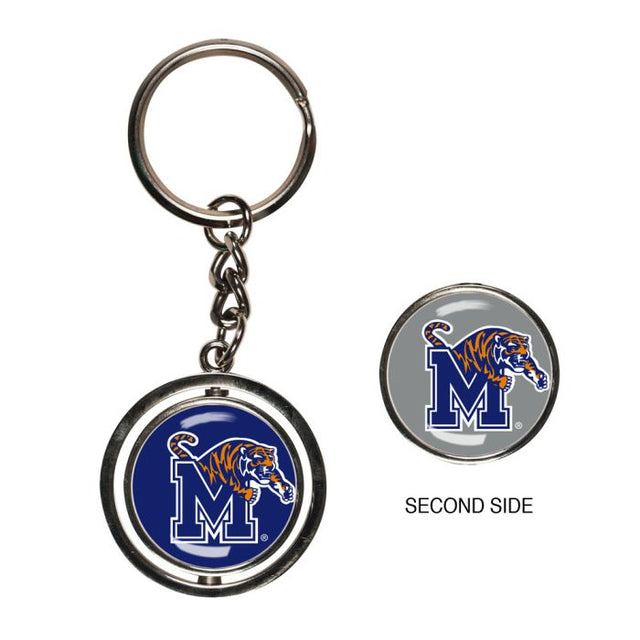 Memphis Tigers Spinner Key Ring