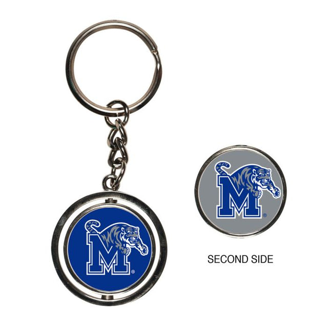Memphis Tigers Spinner Key Ring