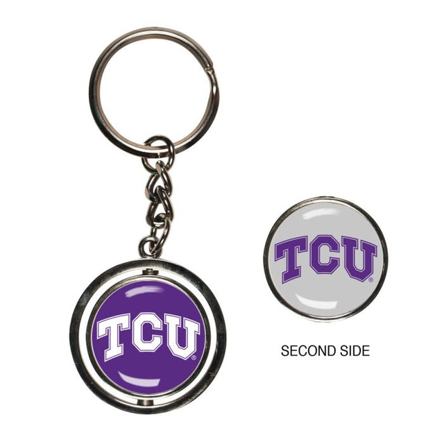 TCU Horned Frogs Spinner Key Ring