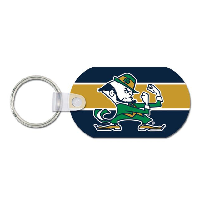 Notre Dame Fighting Irish LEPRECHAUN Metal Key Ring - Aluminum